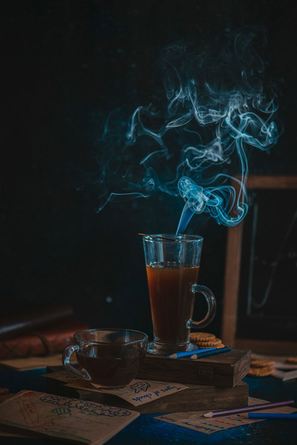 ماعدا حوض سمك كولونيل  آموزش عکاسی از بخار قهوه یا چای توسط دینا بلنکو | لنزک