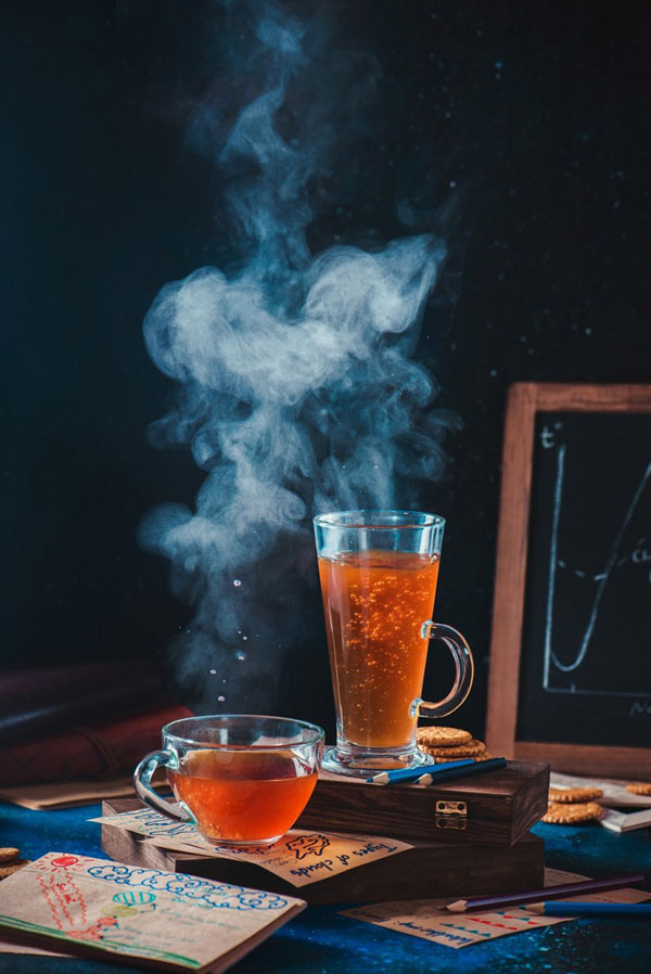 ماعدا حوض سمك كولونيل  آموزش عکاسی از بخار قهوه یا چای توسط دینا بلنکو | لنزک
